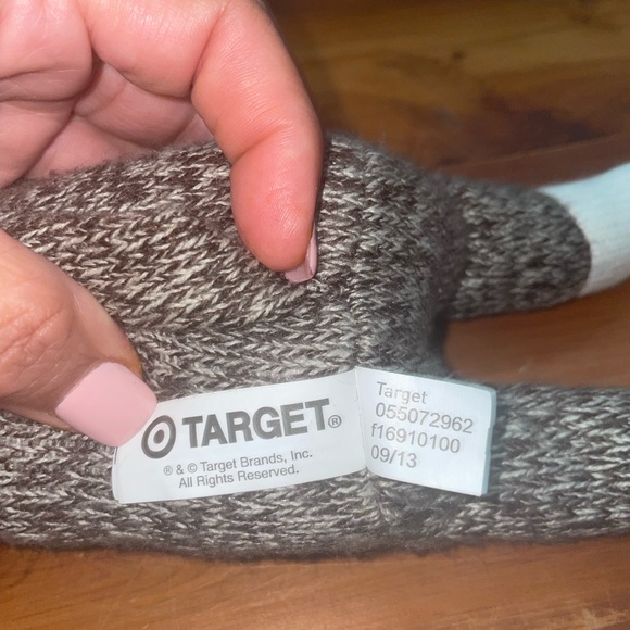 Sock monkey”10 brown plush target red hat stuff animal red bow toy classic - Picture 8 of 10